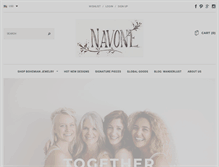 Tablet Screenshot of navonejewelry.com